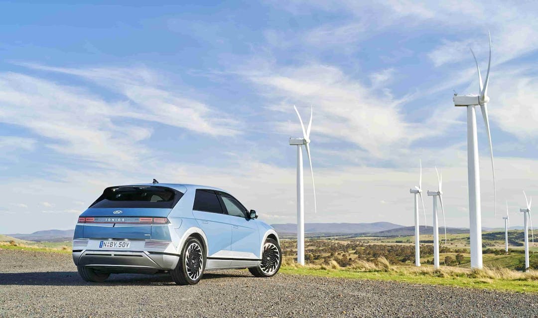 Hyundai Ioniq 5 renewable energy source
