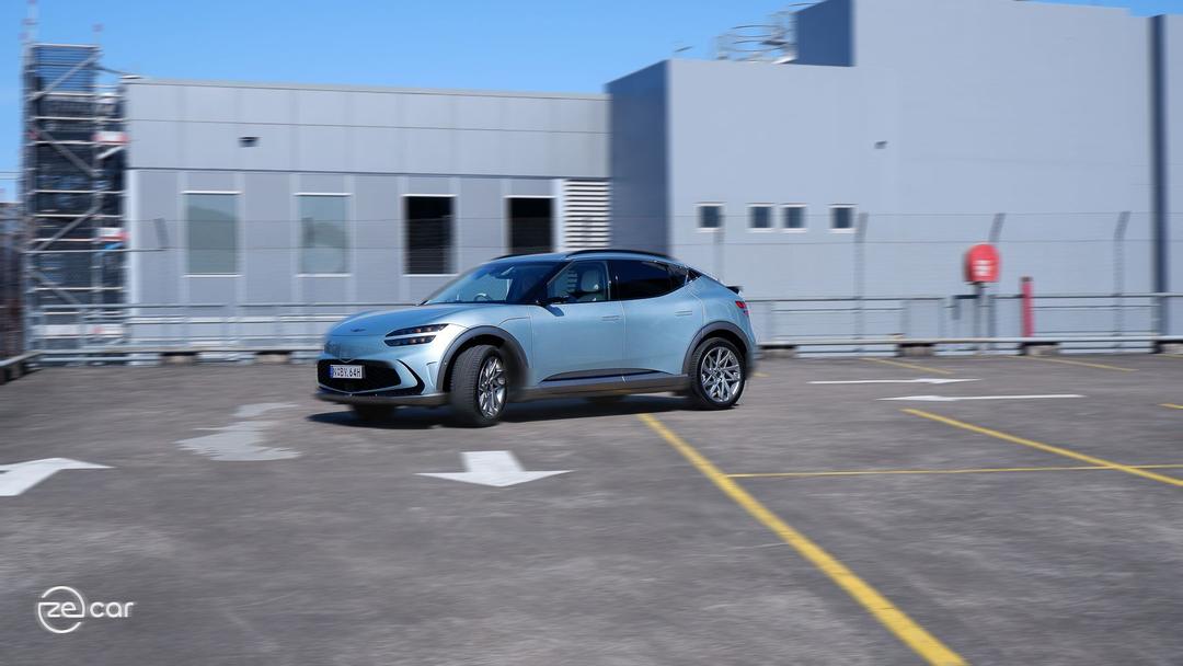 Genesis GV60 AWD driving and charging