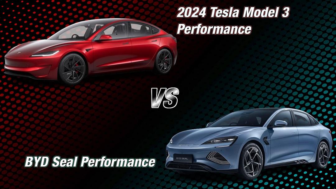 2024 Tesla Model 3 Performance vs BYD Seal Performance cover