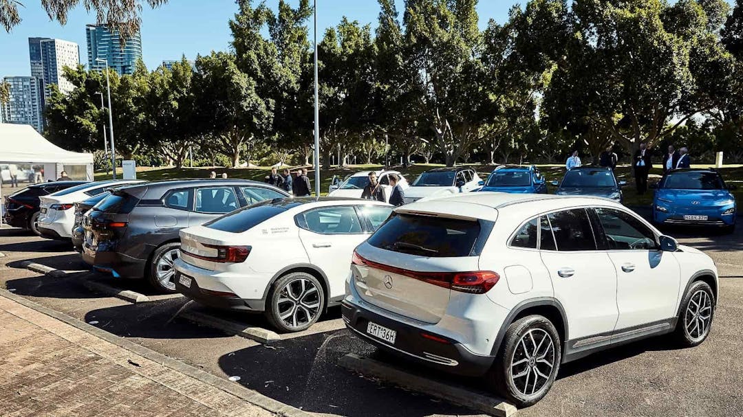 Fleet of electric cars
