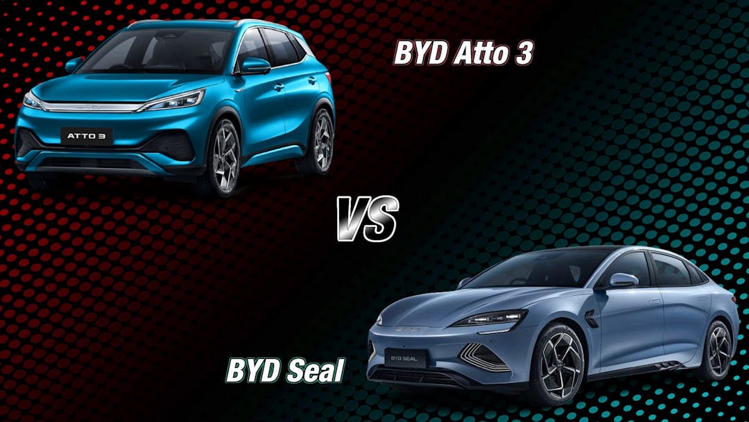 BYD Atto 3 vs BYD Seal angle