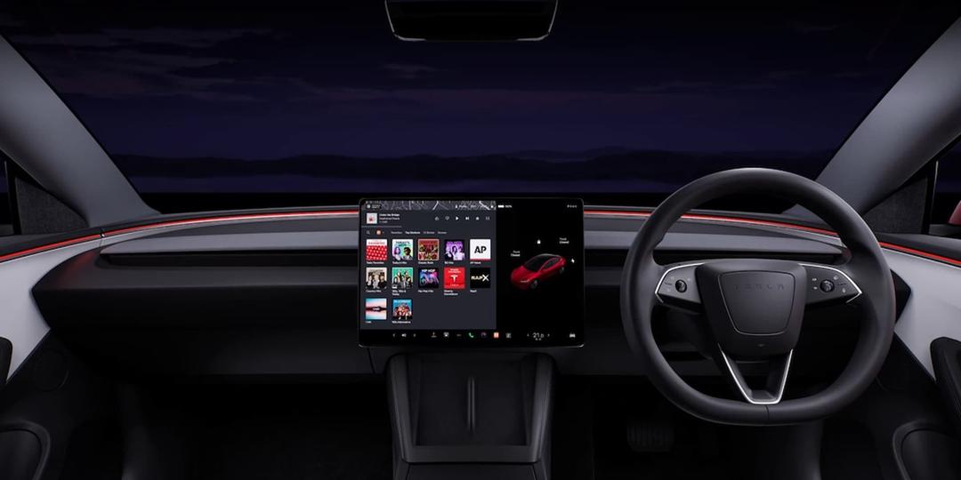 2024 Tesla Model 3 Performance dashboard