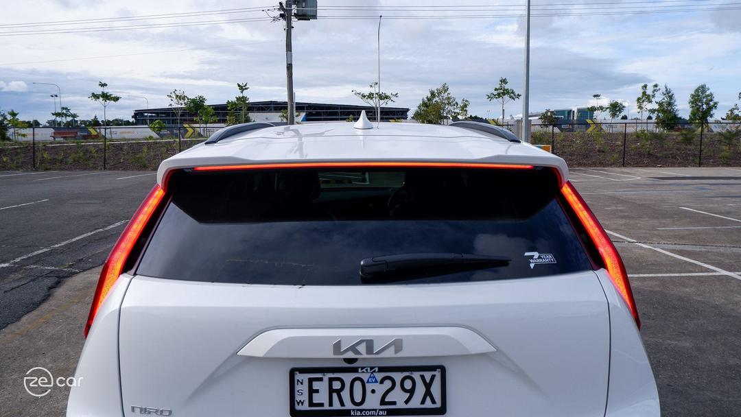 Kia Niro EV rear lights and wheels