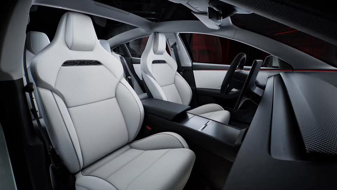 2024 Tesla Model 3 Performance interior view from passenger door