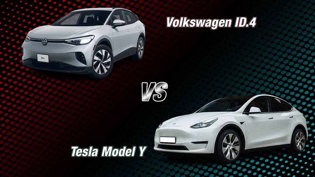 Volkswagen ID.4 vs Tesla Model Y angle