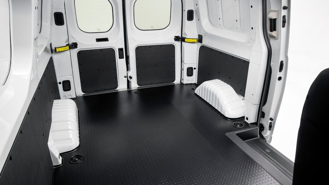 LDV eDeliver cargo area and front lights