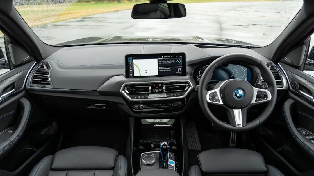 2024 BMW iX3 dashboard view