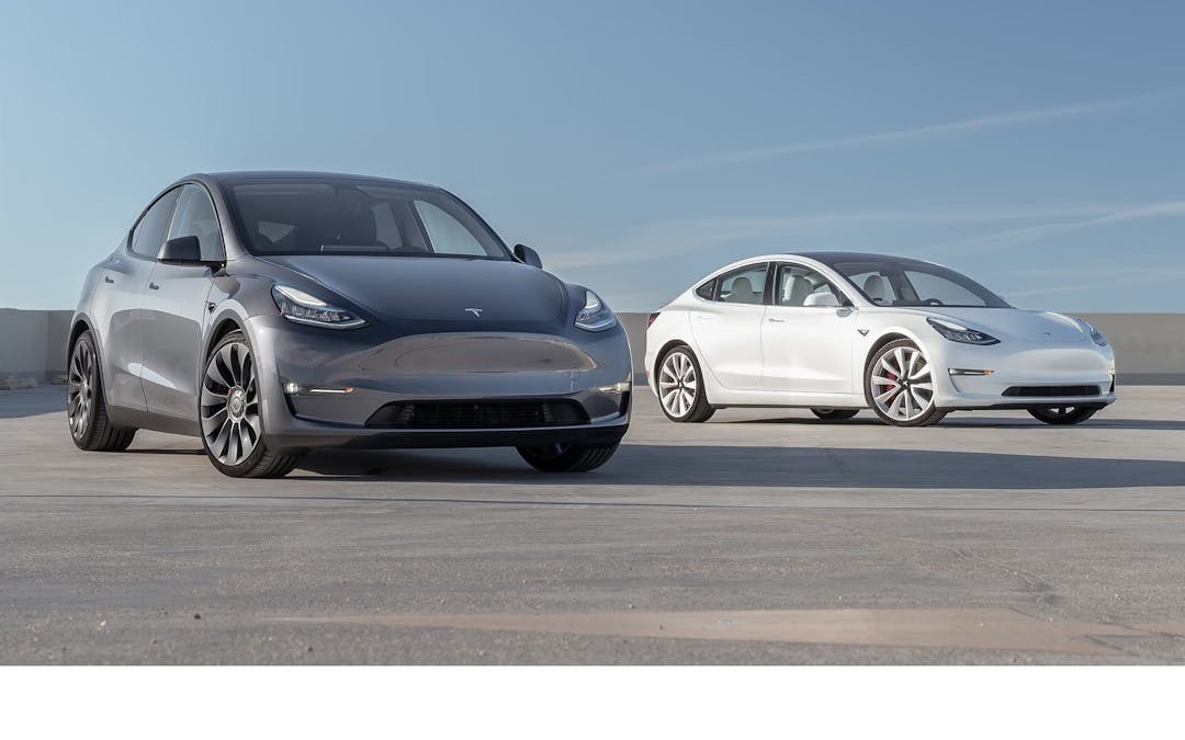 Tesla Model 3 and Y