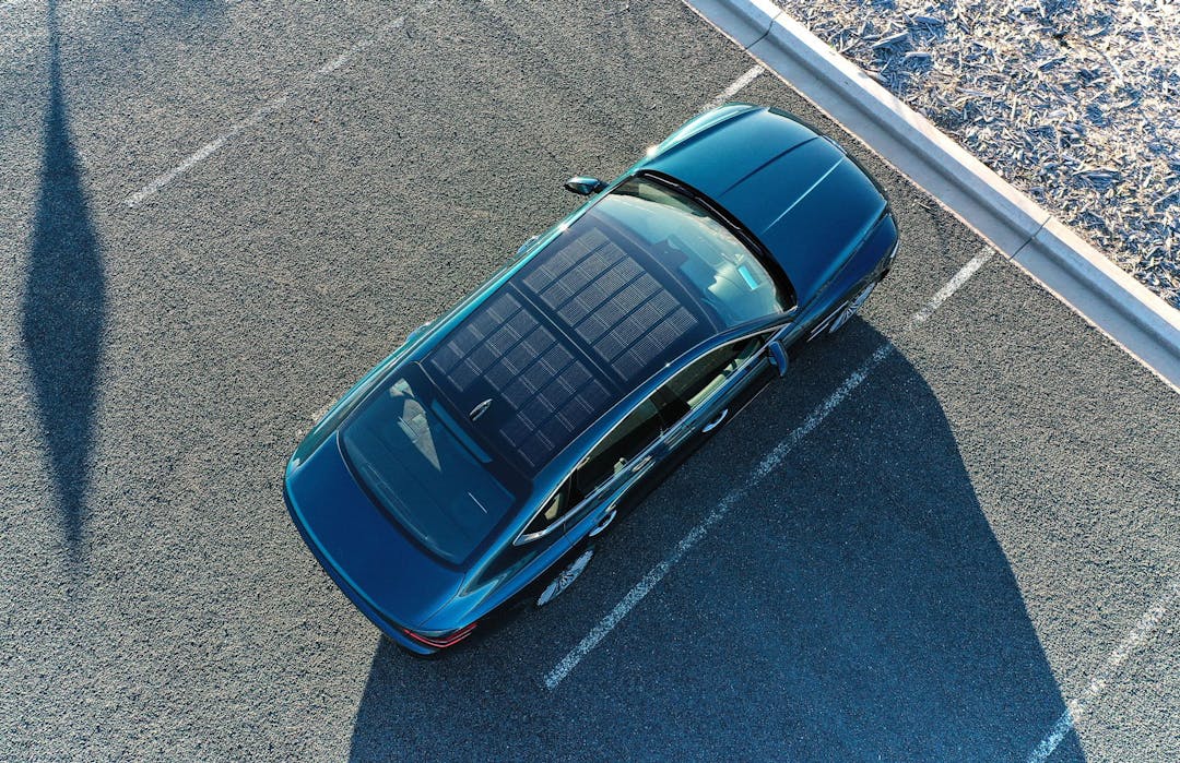 Genesis Electrified G80 solar roof top