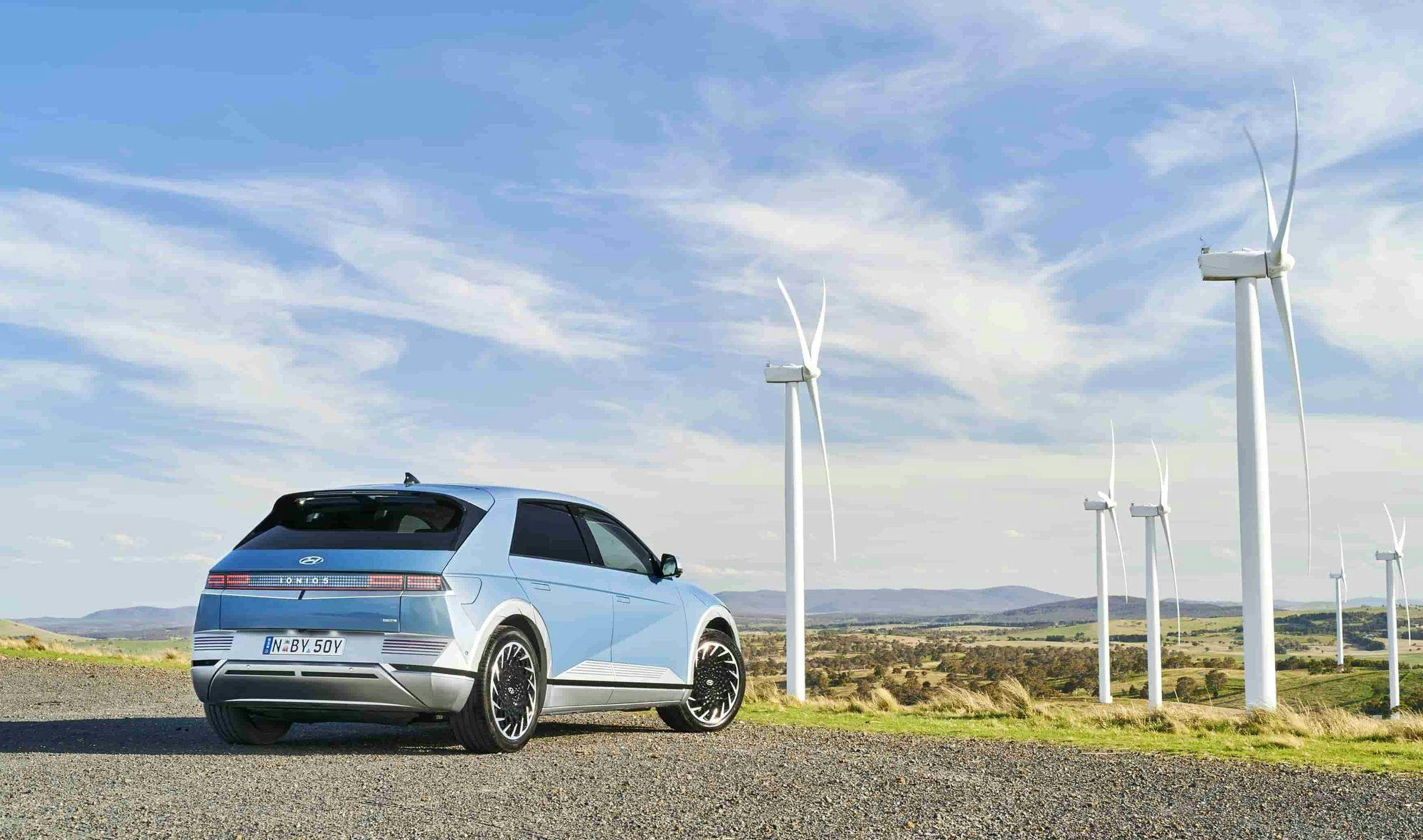 Hyundai Ioniq 5 renewable energy source