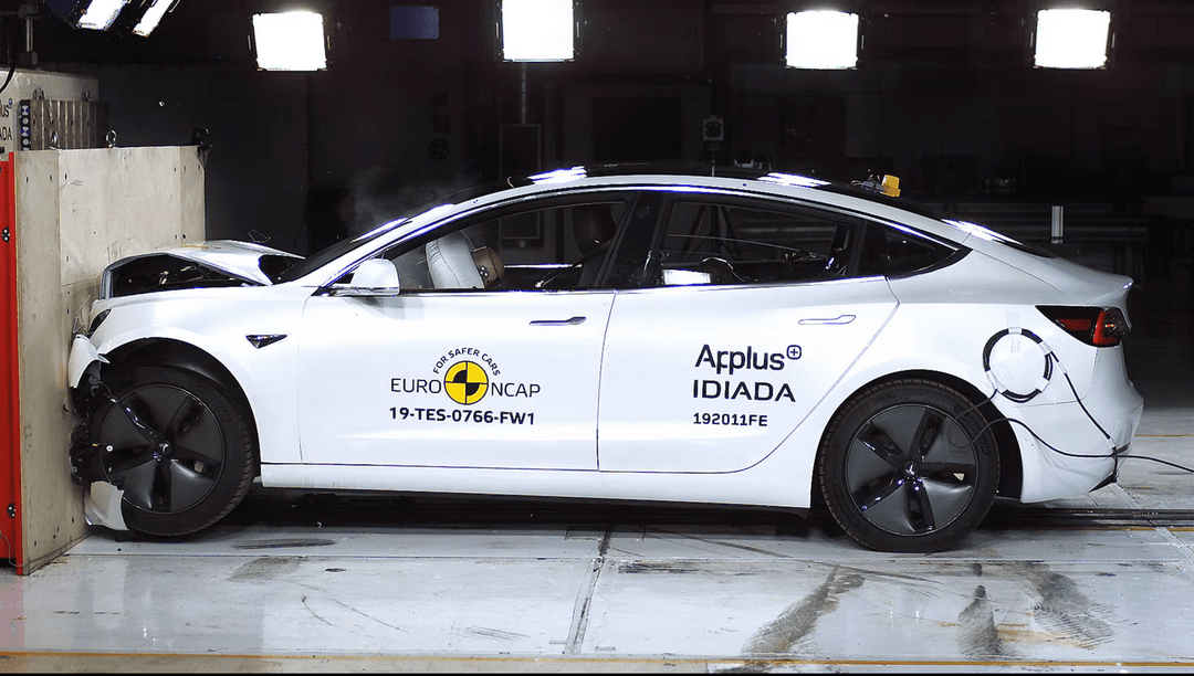 tesla crash test tesla crash test