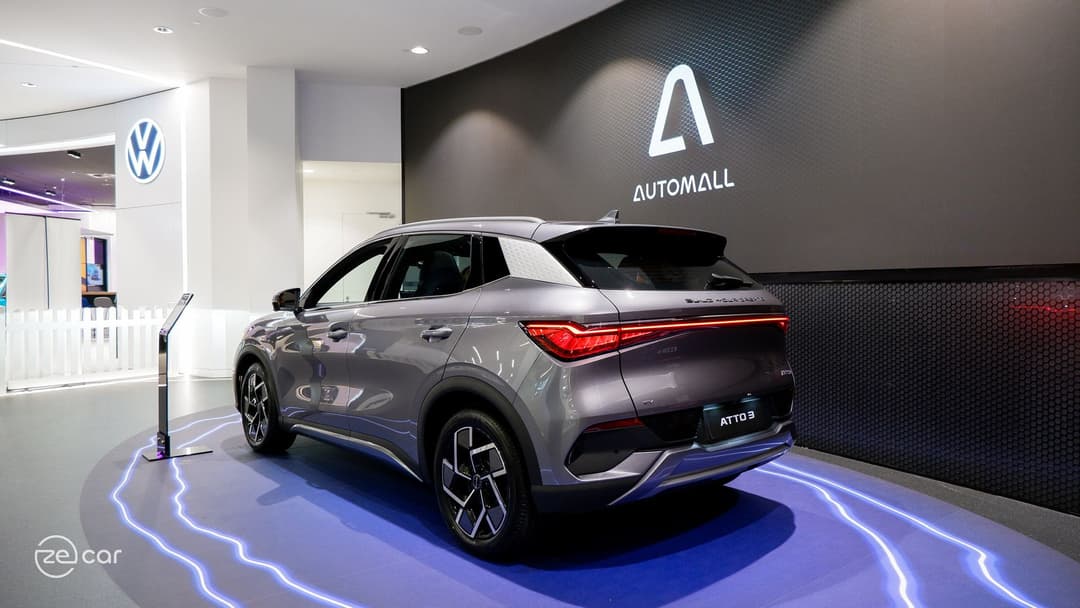 Grey BYD Atto 3 in Automall