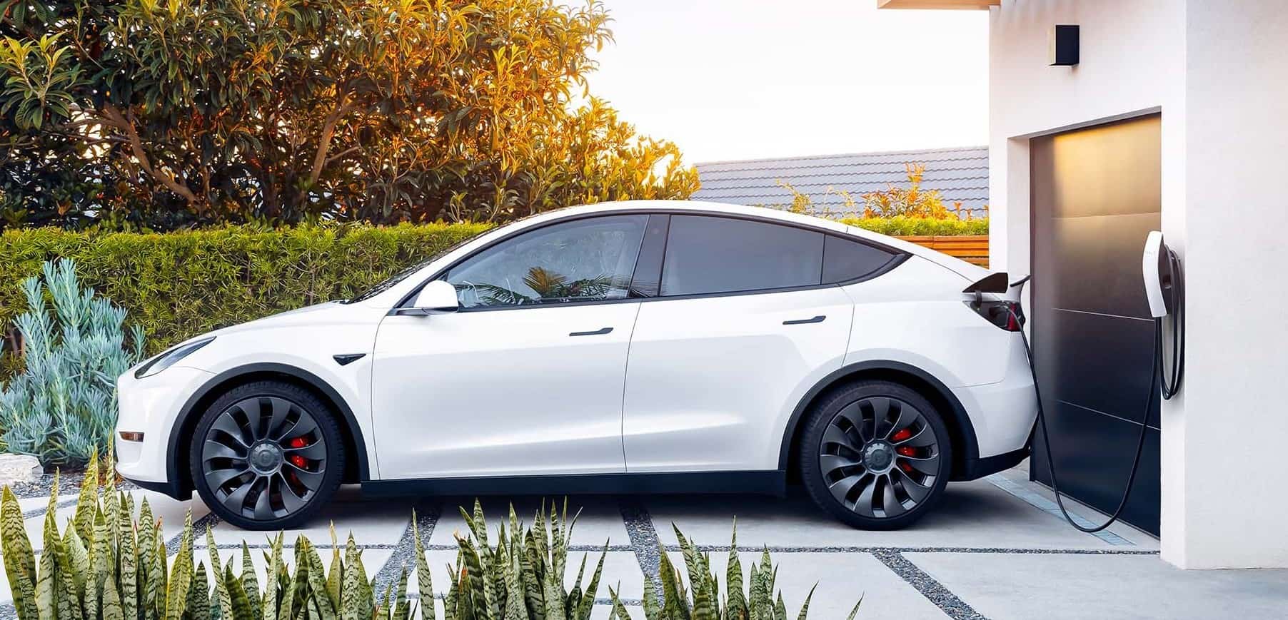 Tesla Model Y charging at home Tesla Model Y charging at home