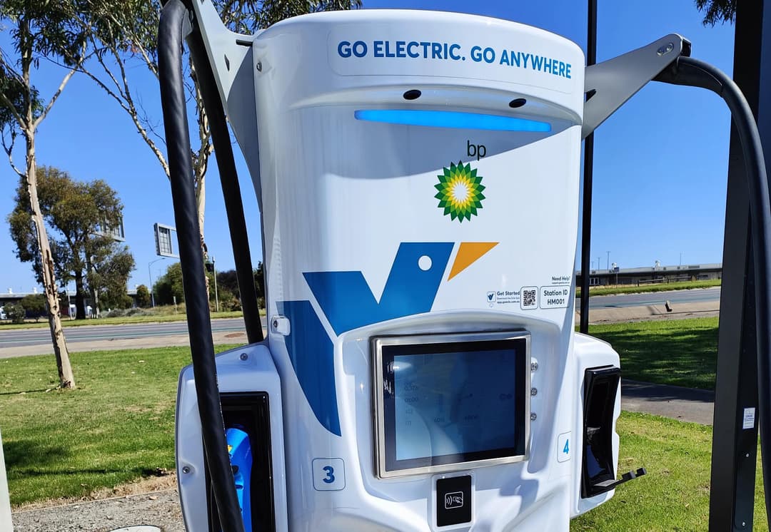 Former Evie Networks charger at BP Northpoint Former Evie Networks charger at BP Northpoint