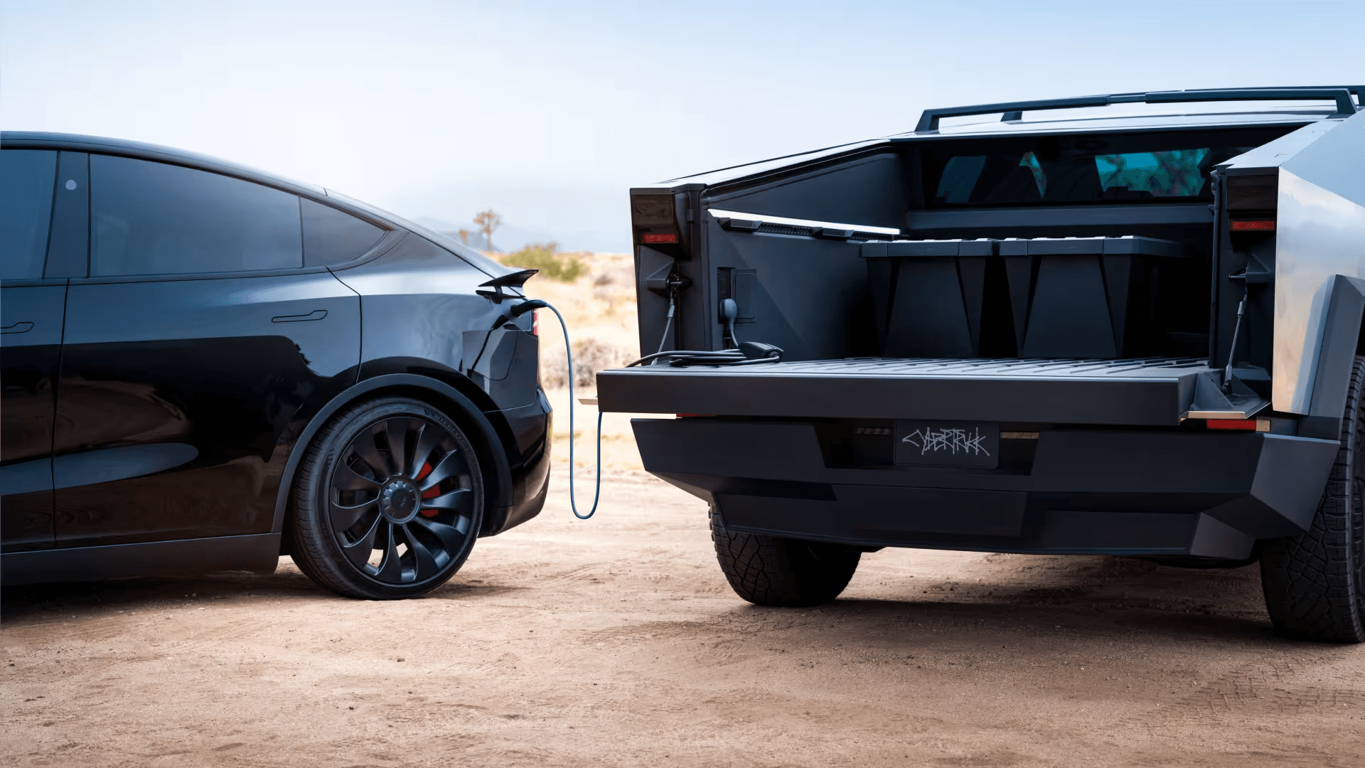 Tesla Cybertruck V2V Tesla Cybertruck V2V