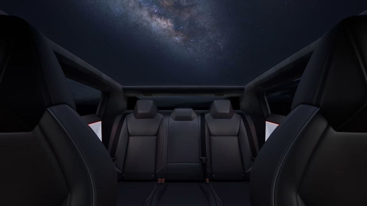 cybertruck sunroof view cybertruck sunroof view