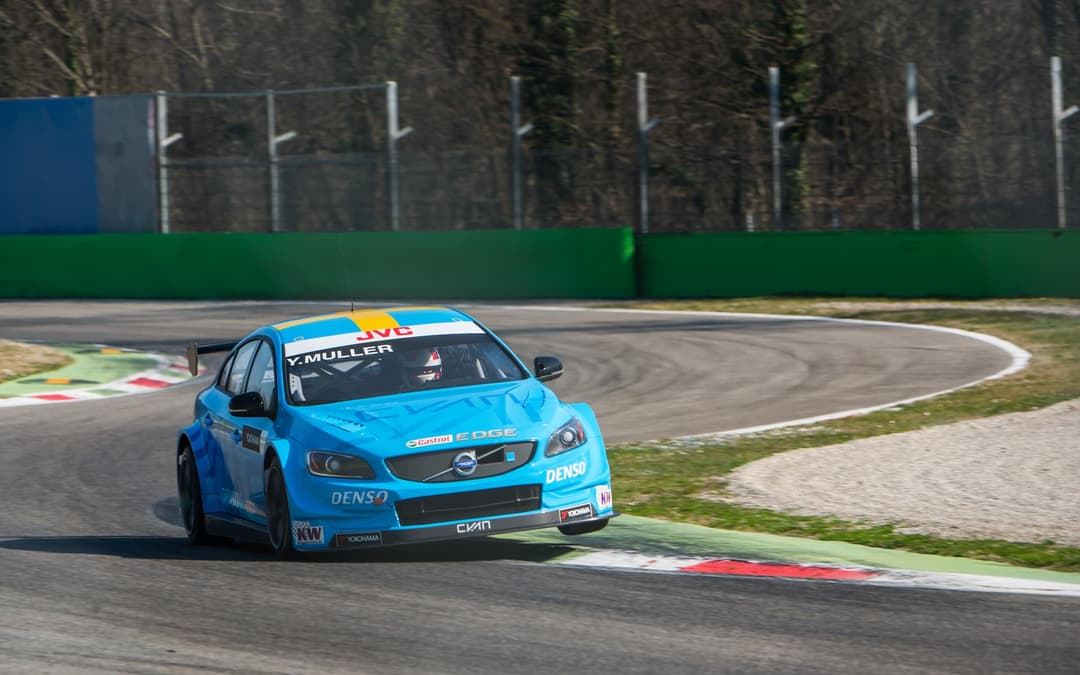 Volvo Polestar Engineered V8 Supercar racing on track Volvo Polestar Engineered V8 Supercar racing on track