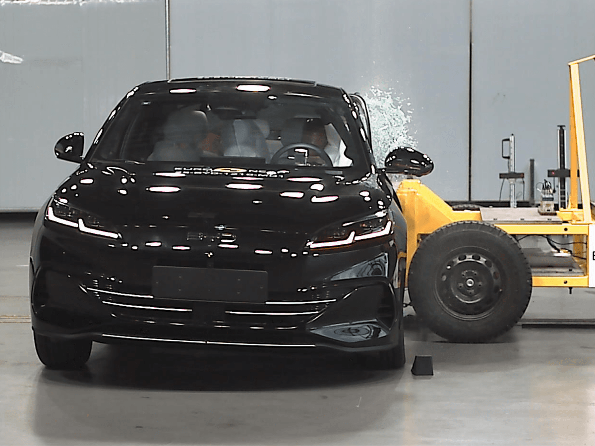 BYD Seal 6 side impact crash test by ANCAP BYD Seal 6 side impact crash test by ANCAP