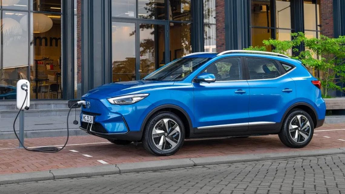 MG ZS EV charging MG ZS EV charging