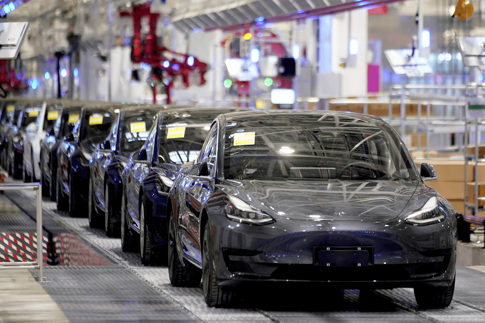 tesla in factory tesla in factory