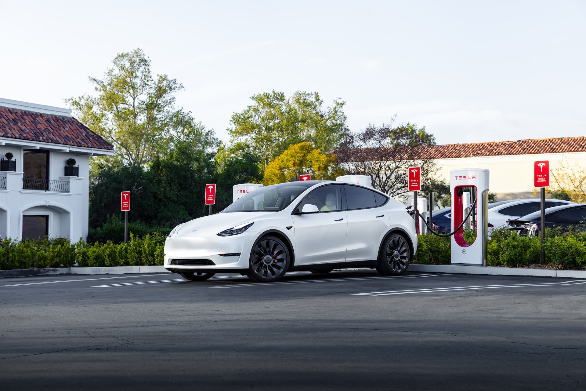 Tesla Model Y Supercharging Tesla Model Y Supercharging