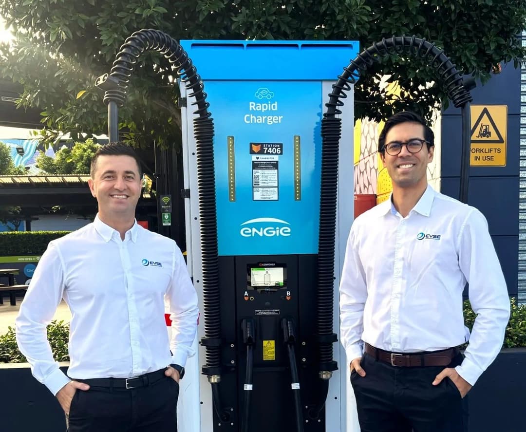 EVSE co-founders Sam Korkees and Brendan Wheeler EVSE co-founders Sam Korkees and Brendan Wheeler