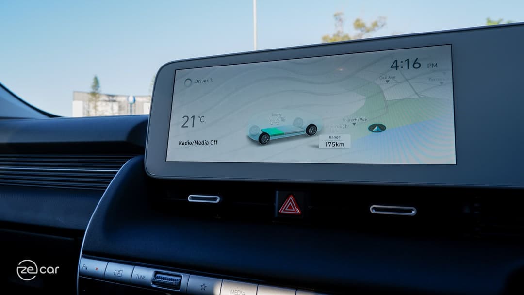 Hyundai Ioniq 5 HVAC and touchscreen