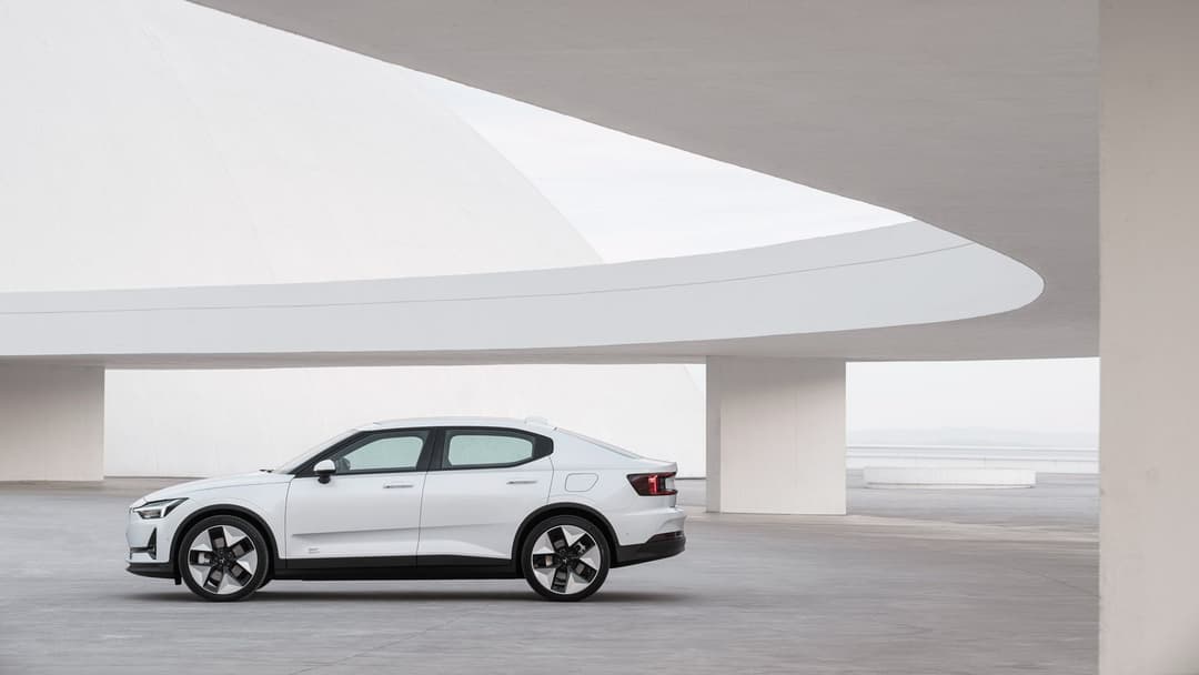 2023 Polestar 3 side and interior
