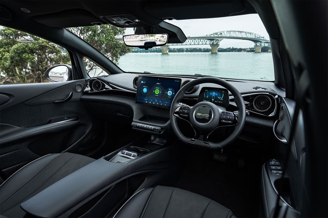 BYD Dolphin black interior BYD Dolphin black interior