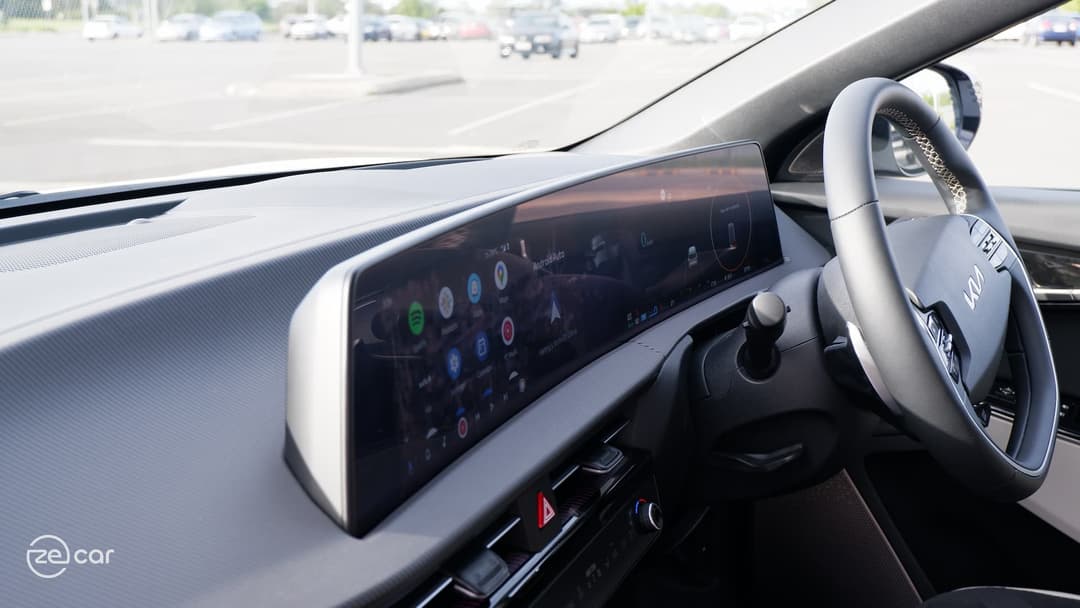 Kia EV6 GT-Line dual curved display Kia EV6 GT-Line dual curved display