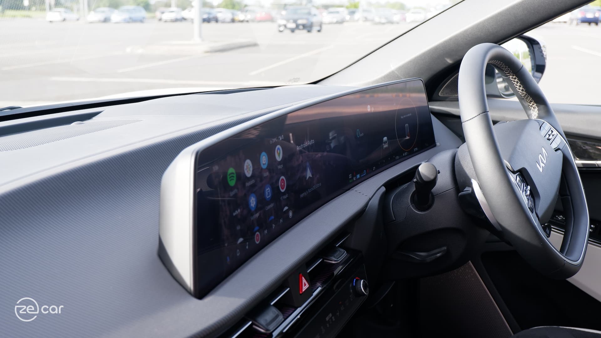 Kia EV6 GT-Line dual curved display Kia EV6 GT-Line dual curved display