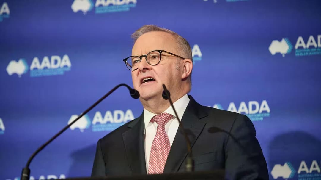 Prime Minister Anthony Albanese speaking about EV policy and the fuel crisis Prime Minister Anthony Albanese speaking about EV policy and the fuel crisis