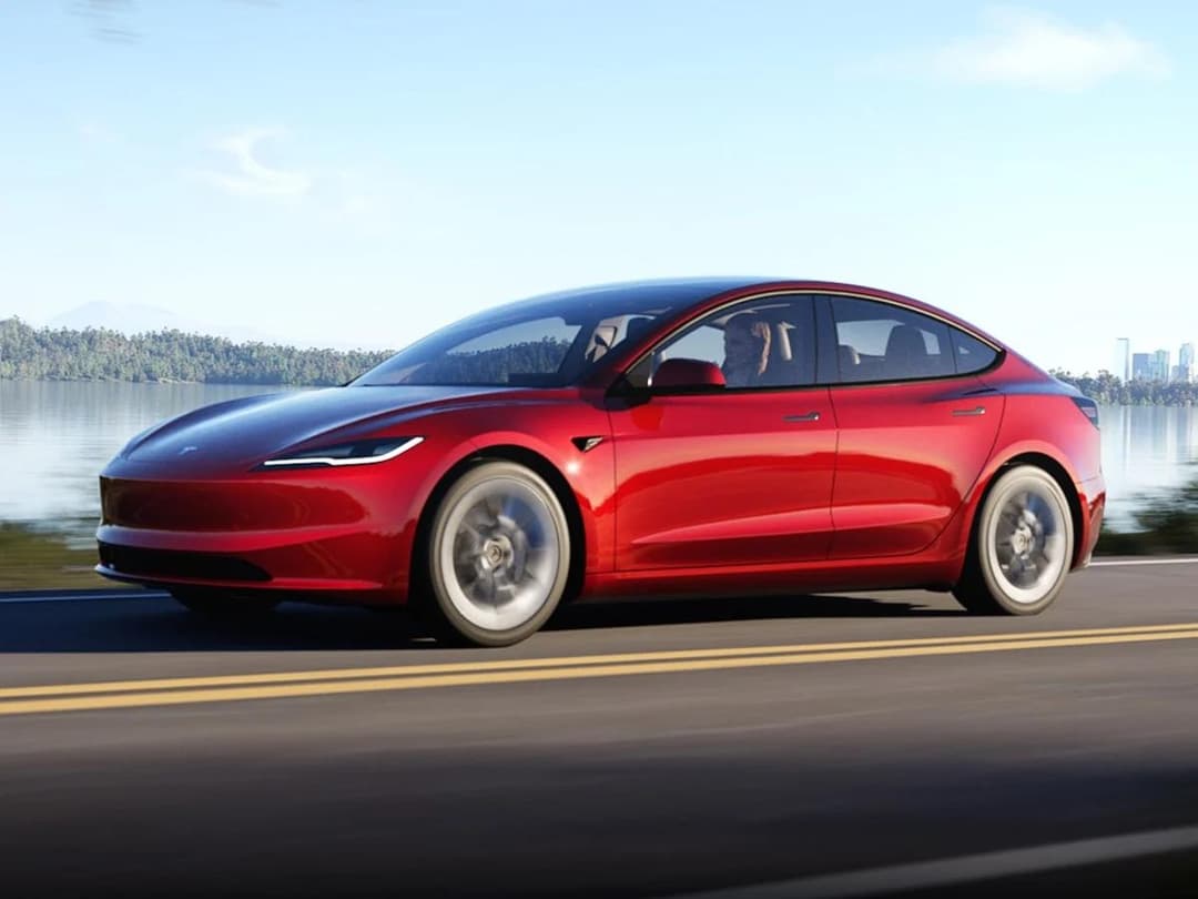 2024 Tesla Model 3 on the road 2024 Tesla Model 3 on the road