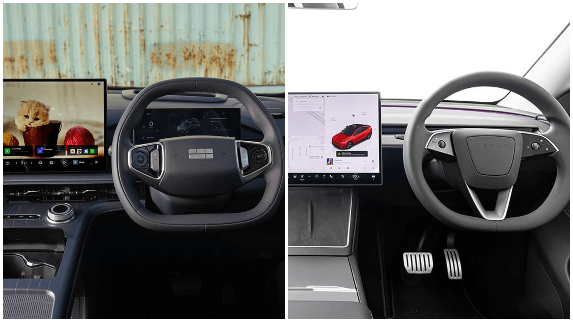Model y vs zeekr 7x infotainment Model y vs zeekr 7x infotainment