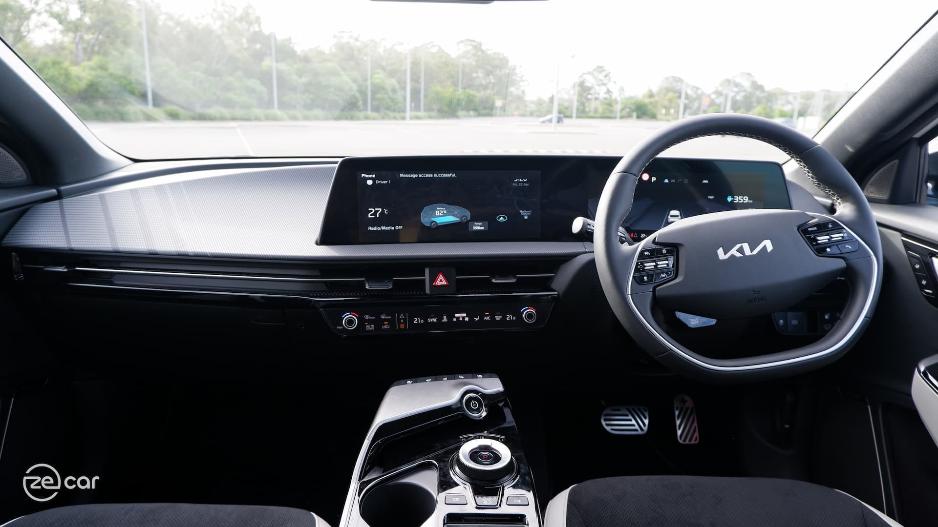Kia EV6 GT-Line interior view Kia EV6 GT-Line interior view