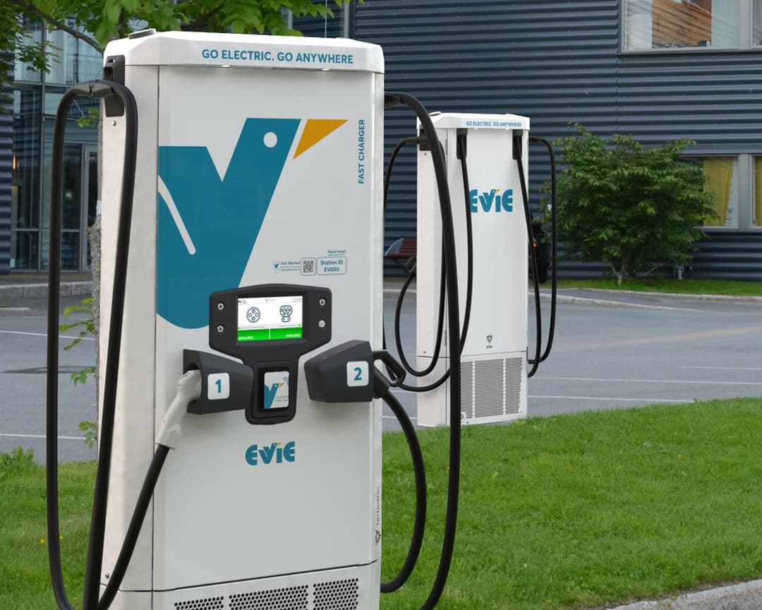 Evie Networks Tritium RTM75 DC fast chargers Evie Networks Tritium RTM75 DC fast chargers