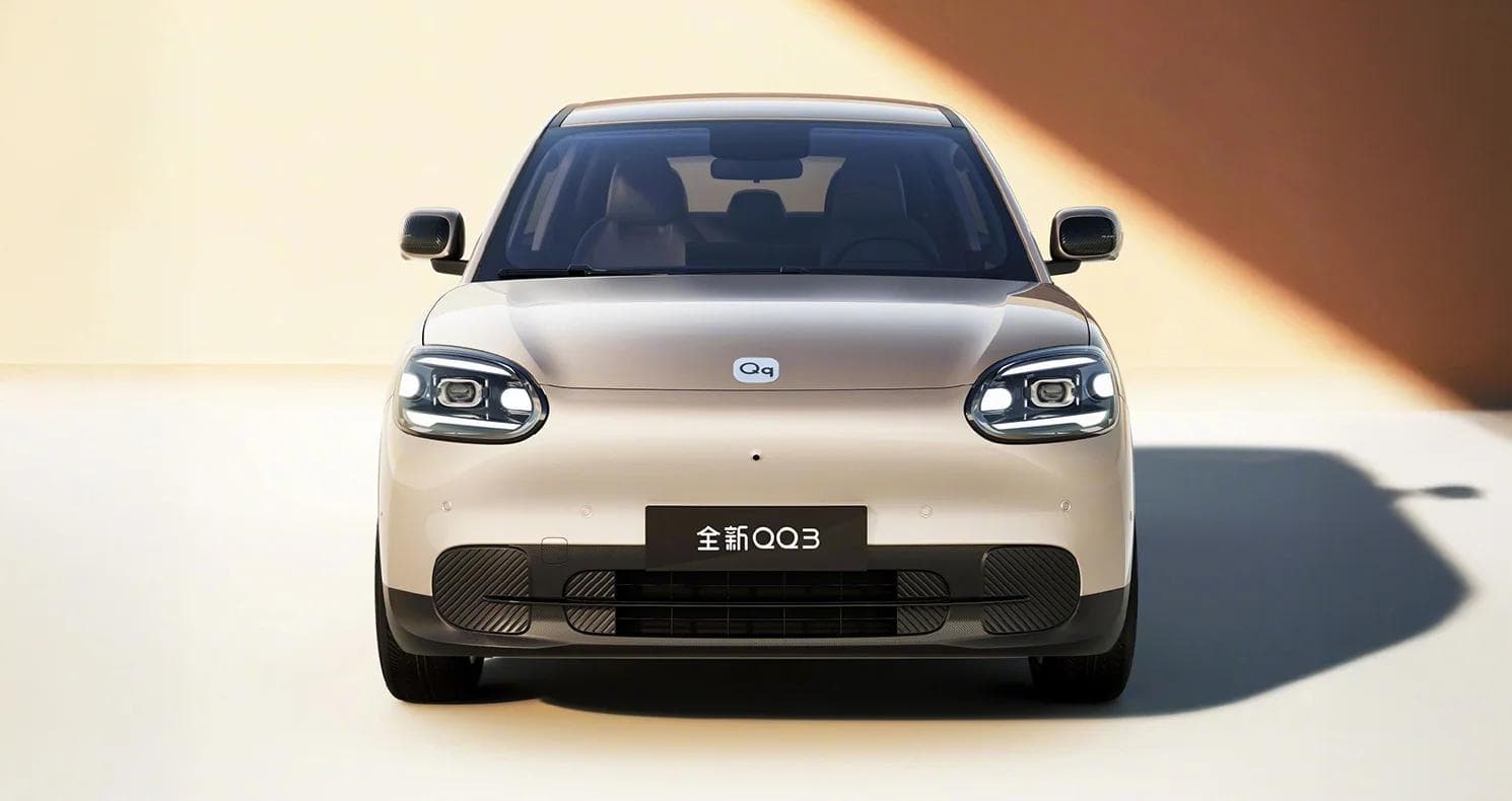 Chery Q EV exterior front view Chery Q EV exterior front view