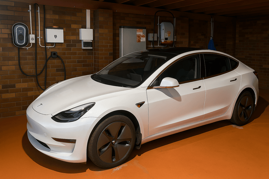 Tesla Model Y using Amber EV Smart Charging Tesla Model Y using Amber EV Smart Charging