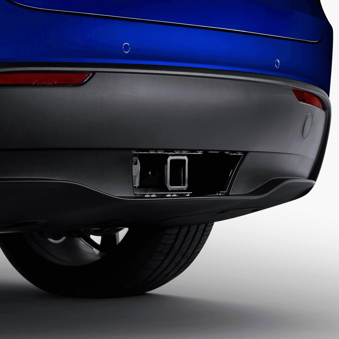 Tesla tow hitch on Model Y Tesla tow hitch on Model Y
