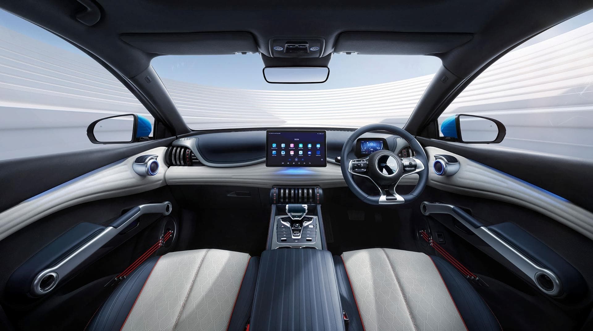 BYD Atto 3 electric SUV interior BYD Atto 3 electric SUV interior