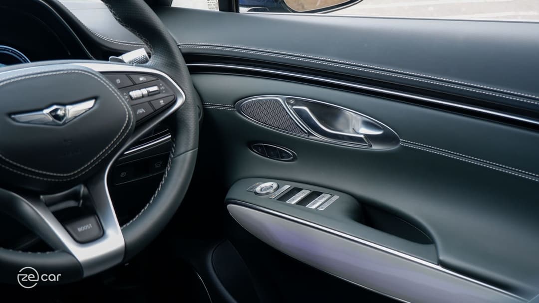 Genesis Electrified GV70 interior seats and doors