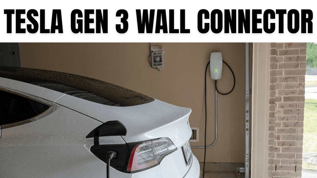 Tesla Gen 3 Wall Connector charging Tesla Gen 3 Wall Connector charging
