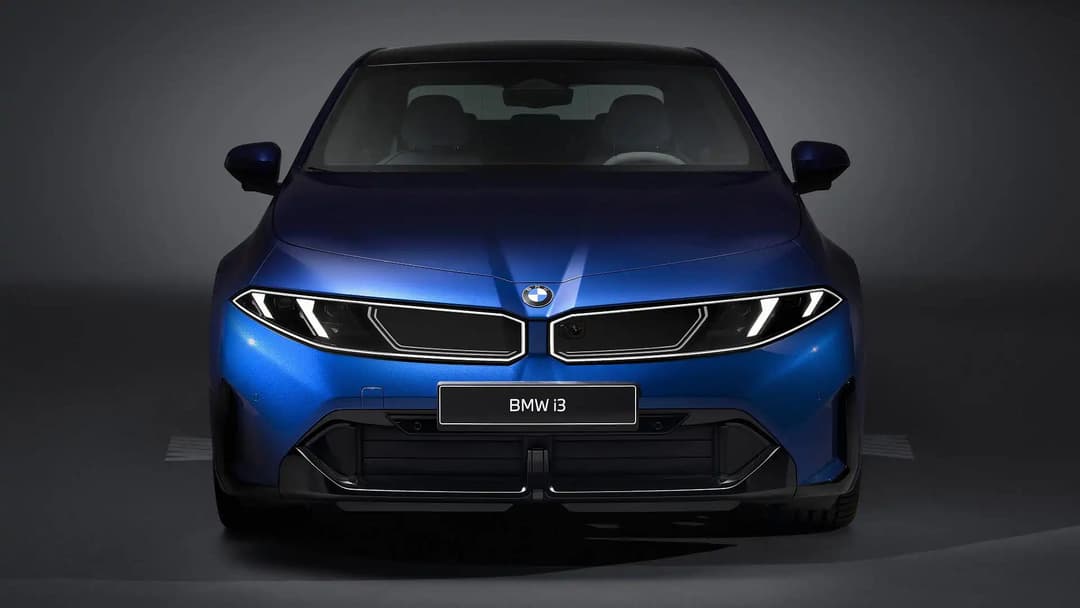 2027 BMW i3 front view showing the new Neue Klasse design language 2027 BMW i3 front view showing the new Neue Klasse design language
