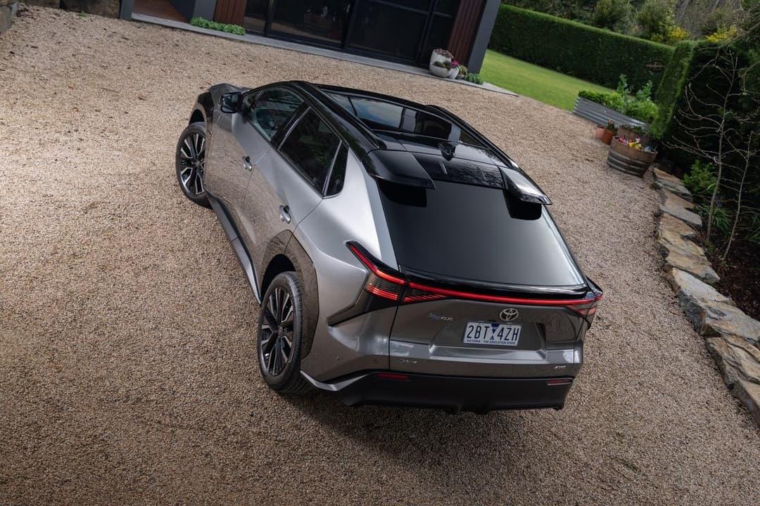 2026 Toyota bZ4X rear 2026 Toyota bZ4X rear