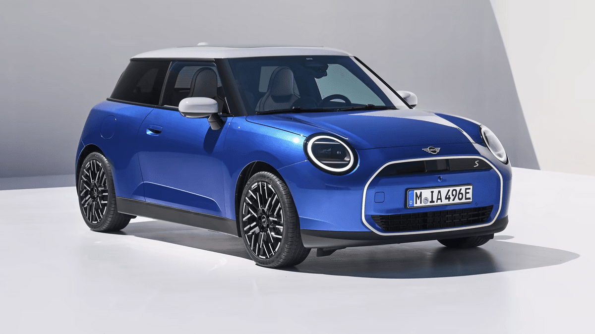 Blue 2024 mini cooper electric Blue 2024 mini cooper electric