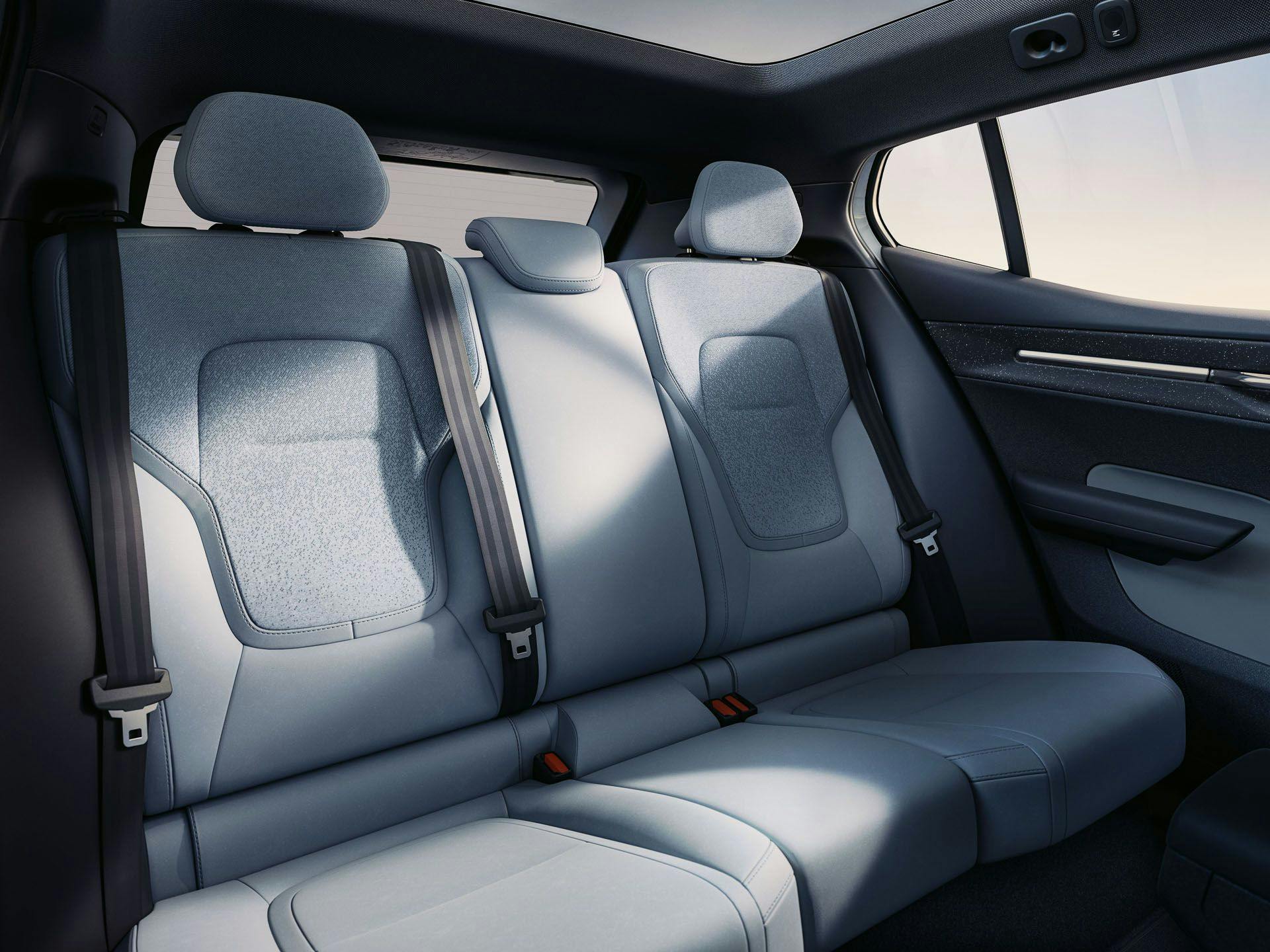 Volvo EX30 Breeze interior rear seats