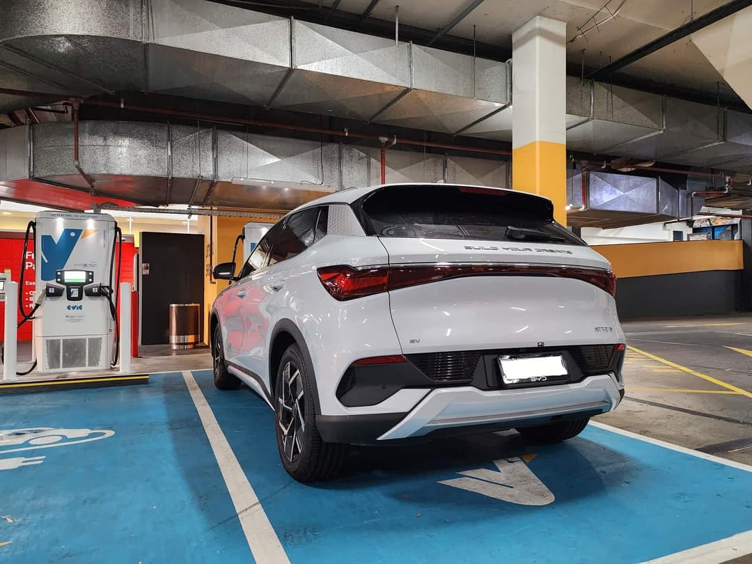 BYD Atto 3 at DC Fast Charging Station BYD Atto 3 at DC Fast Charging Station