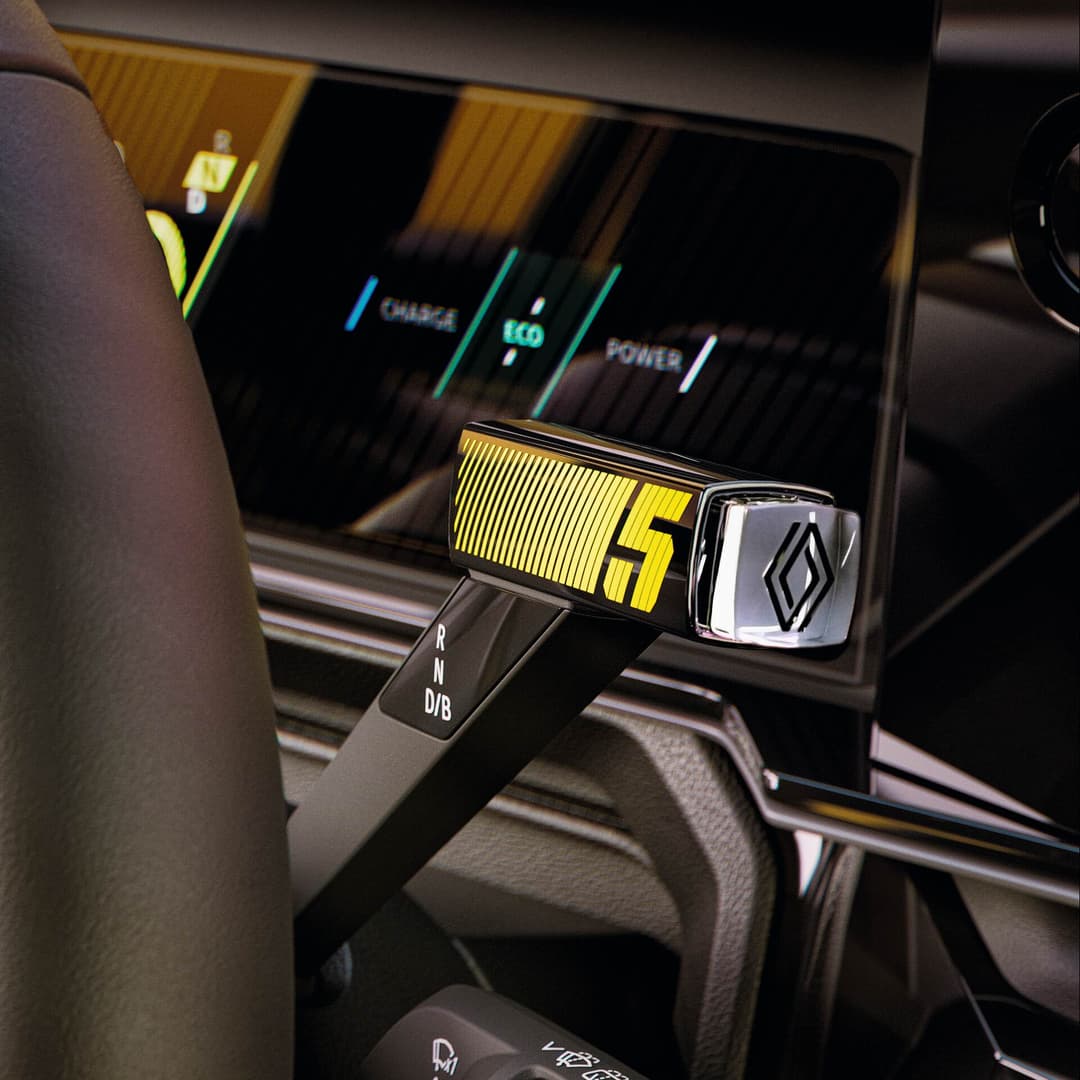 Renault 5 interior view and instrument display