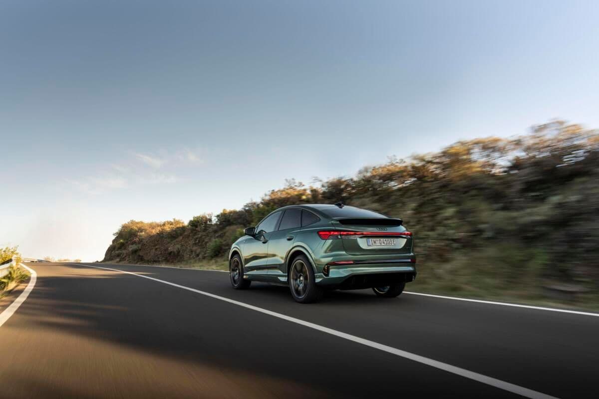 Audi Q4 e-tron on the road Audi Q4 e-tron on the road