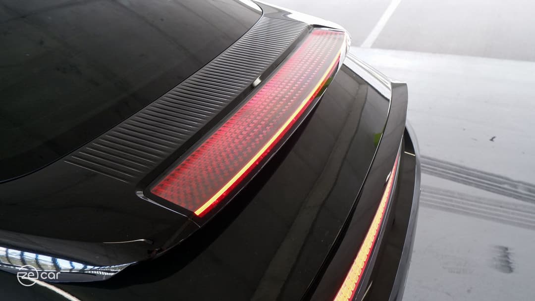 Hyundai Ioniq 6 spoiler brake tail-light and rear roofline